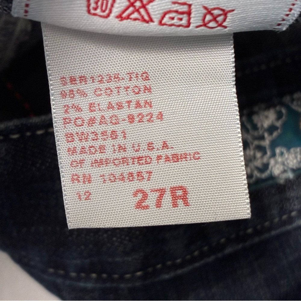 AG Adriano Goldschmied The Byblos Trouser stretch jeans Women’s Size 27 - Picture 4 of 9